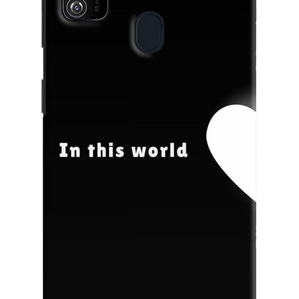 This World Samsung M21 2020 Hard Case Back Cover by Casekaro