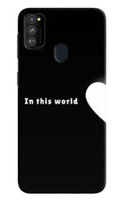 This World Samsung M21 2020 Hard Case Back Cover by Casekaro