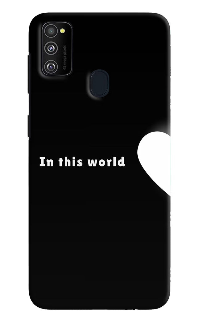 This World Samsung M21 2020 Hard Case Back Cover by Casekaro