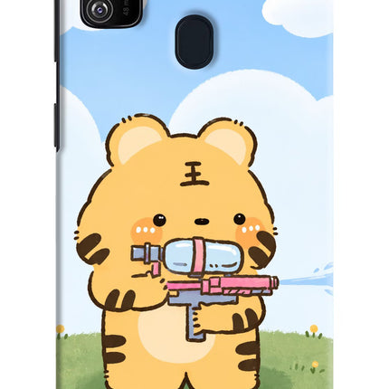 Tiger Treat Samsung M21 2020 Hard Case Back Cover by Casekaro