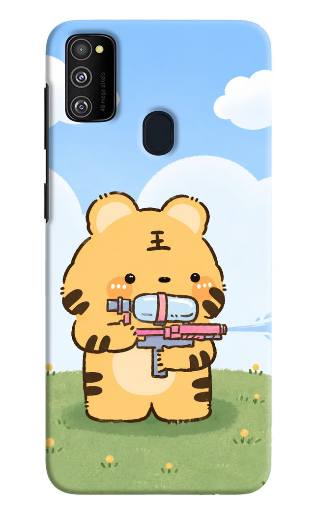 Tiger Treat Samsung M21 2020 Hard Case Back Cover by Casekaro