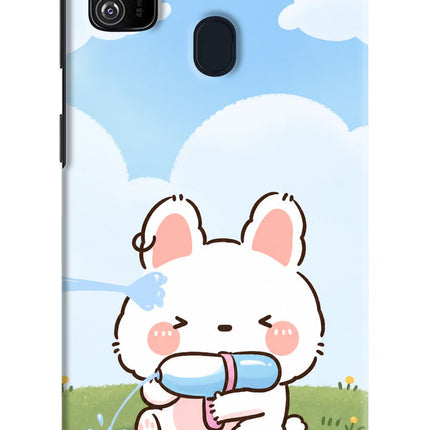 Bunny Treat Samsung M21 2020 Hard Case Back Cover by Casekaro