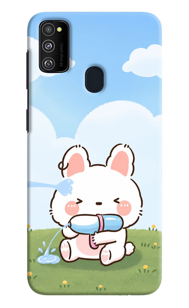 Bunny Treat Samsung M21 2020 Hard Case Back Cover by Casekaro