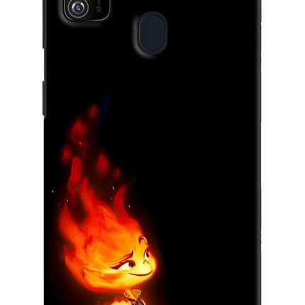 Ember Flame Samsung M21 2020 Hard Case Back Cover by Casekaro