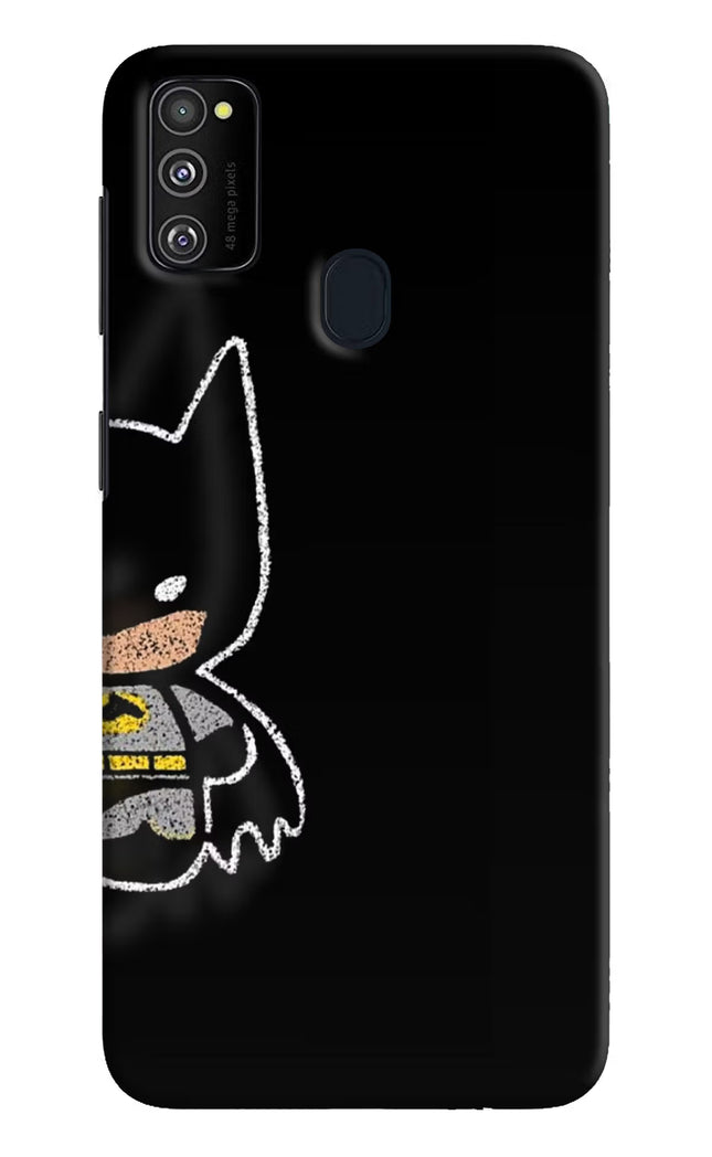 Bat Kitty Samsung M21 2020 Hard Case Back Cover by Casekaro
