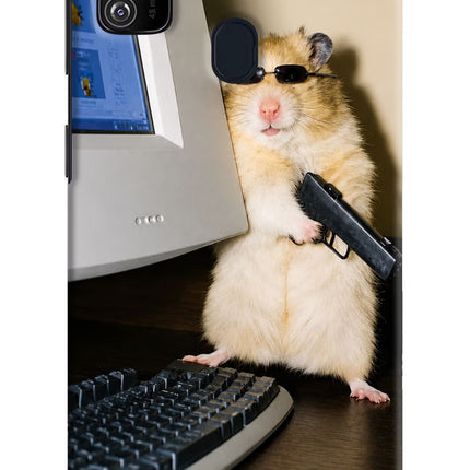 Hacker Hamster Samsung M21 2020 Hard Case Back Cover by Casekaro