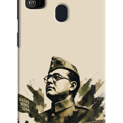 Netaji Rising Samsung M21 2020 Hard Case Back Cover by Casekaro