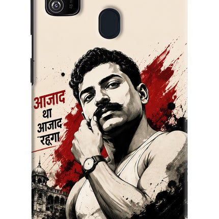 Chandrashekhar Azad Fearless Samsung M21 2020 Hard Case Back Cover by Casekaro