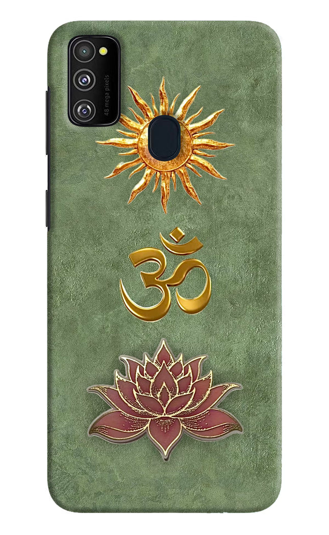 Om & Lotus Samsung M21 2020 Back Cover
