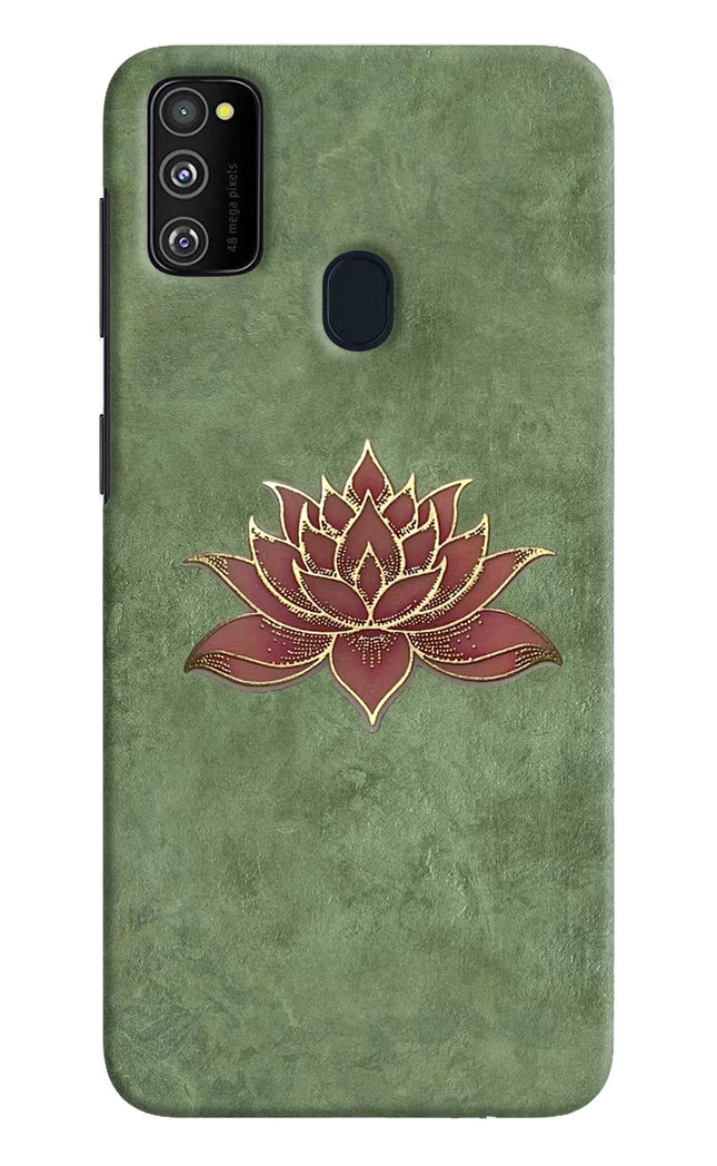 Lotus Grace Samsung M21 2020 Hard Case Back Cover by Casekaro