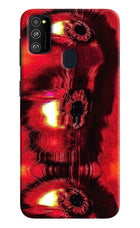 Fire Eye Samsung M21 2020 Hard Case Back Cover by Casekaro