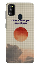 Pixel Sun Samsung M21 2020 Hard Case Back Cover by Casekaro