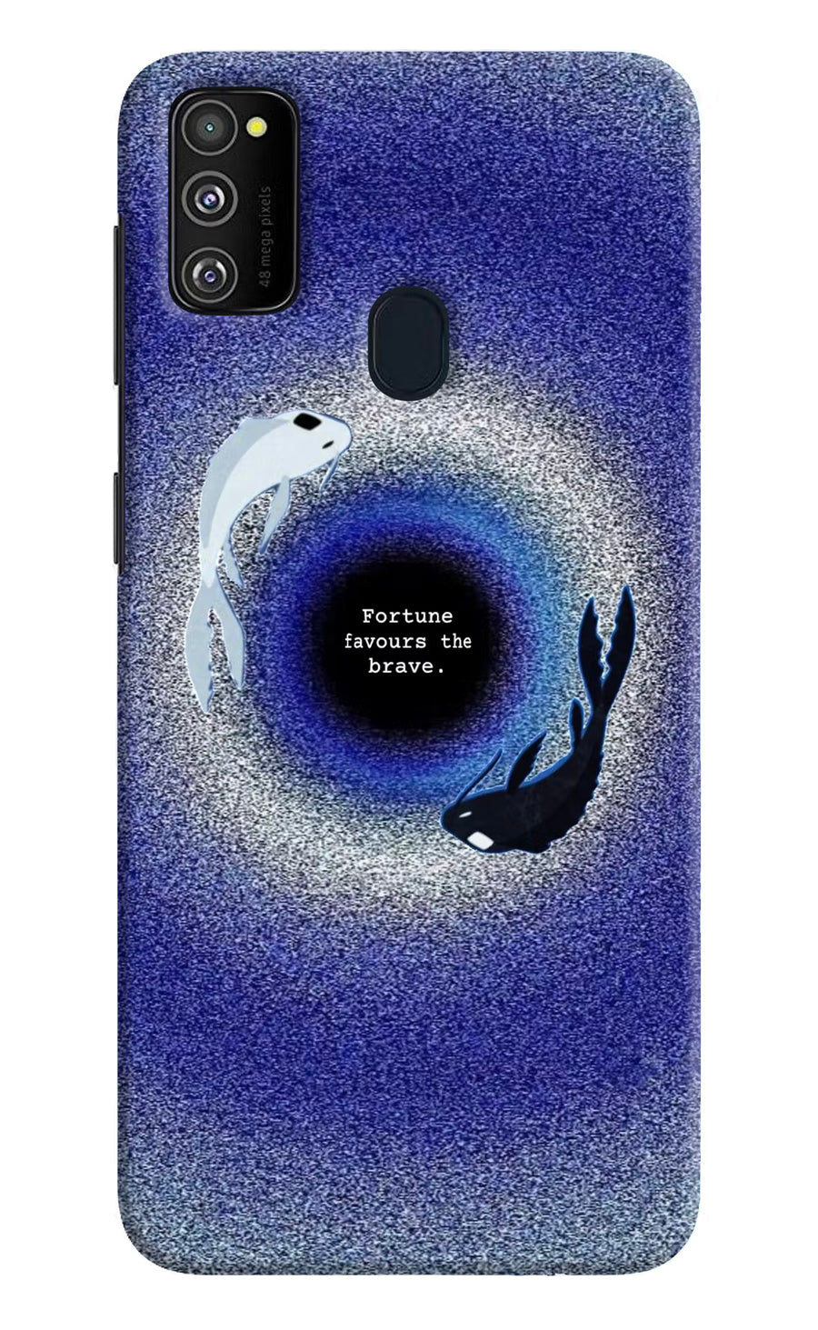 Dark Koi Samsung M21 2020 Back Cover, Hard case