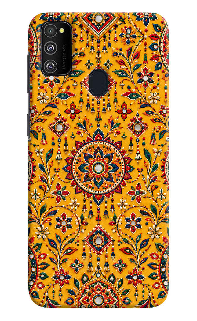 Sunlit Aura Samsung M21 2020 Hard Case Back Cover by Casekaro
