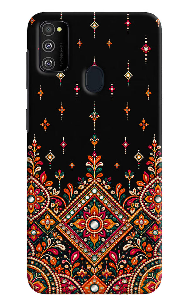 Noir Mehfil Samsung M21 2020 Hard Case Back Cover by Casekaro