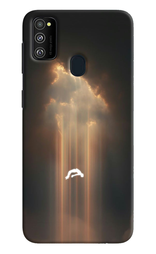 Heavenly Beam Samsung M21 2020 Hard Case Back Cover by Casekaro