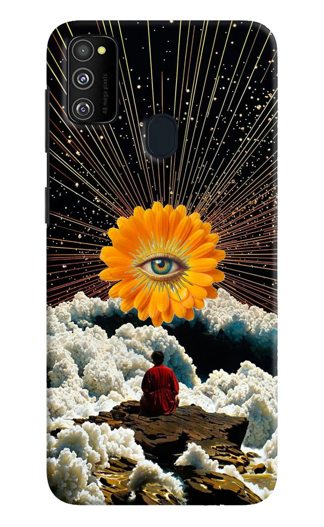 Cosmic Flower Samsung M21 2020 Hard Case Back Cover by Casekaro