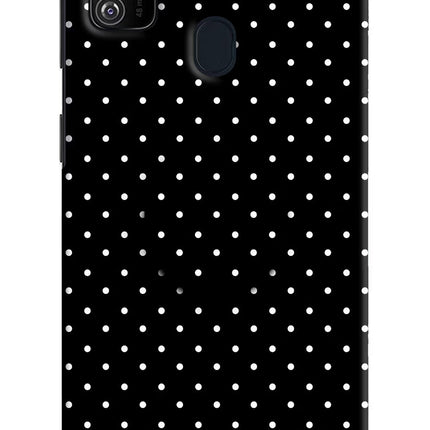White Dots Samsung M21 2020 Pop Case by Casekaro