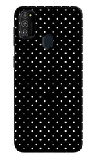 White Dots Samsung M21 2020 Pop Case by Casekaro