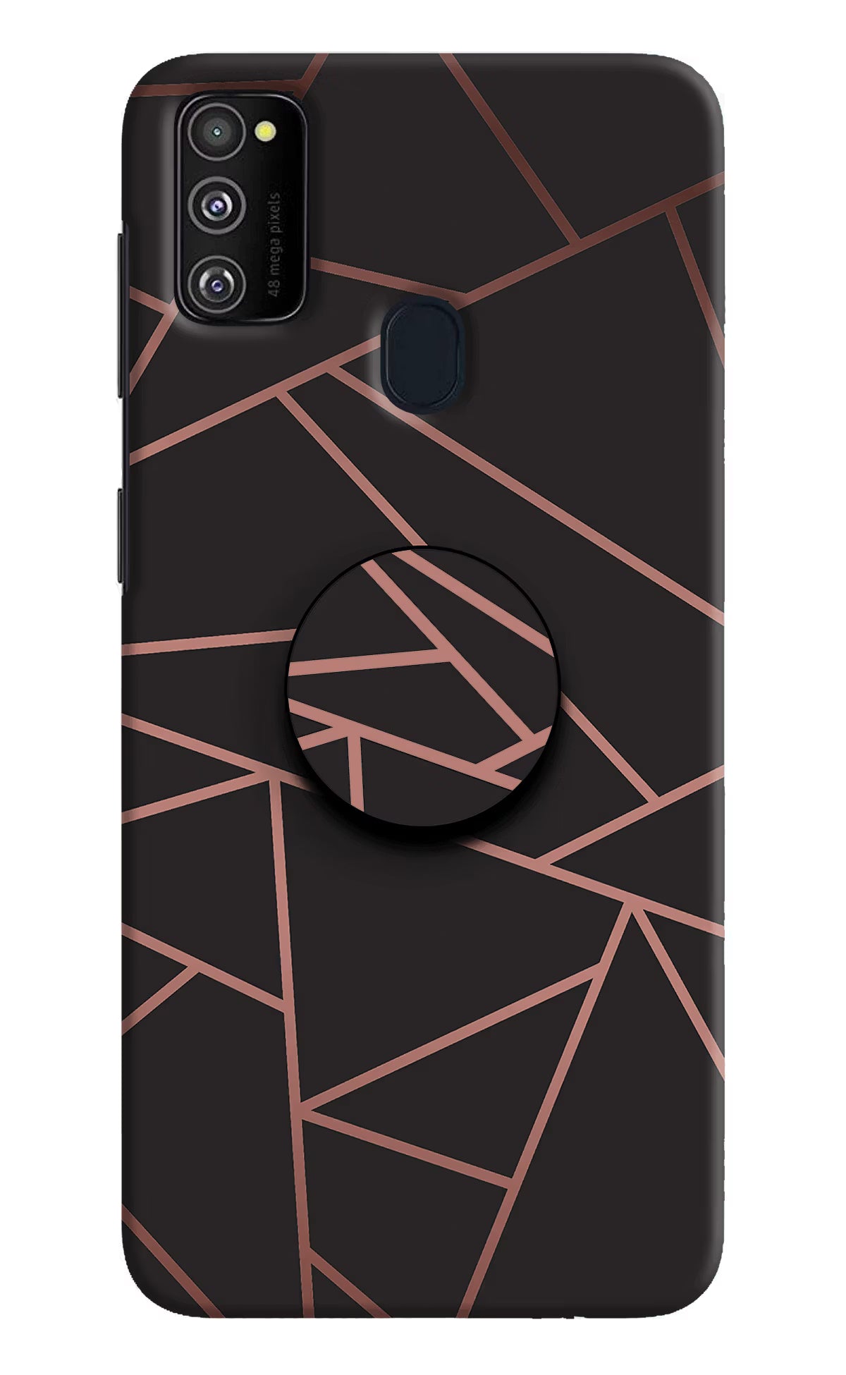 Geometric Pattern Samsung M21 2020 Pop Case by Casekaro