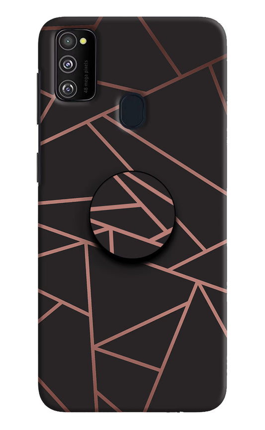 Geometric Pattern Samsung M21 2020 Pop Case by Casekaro