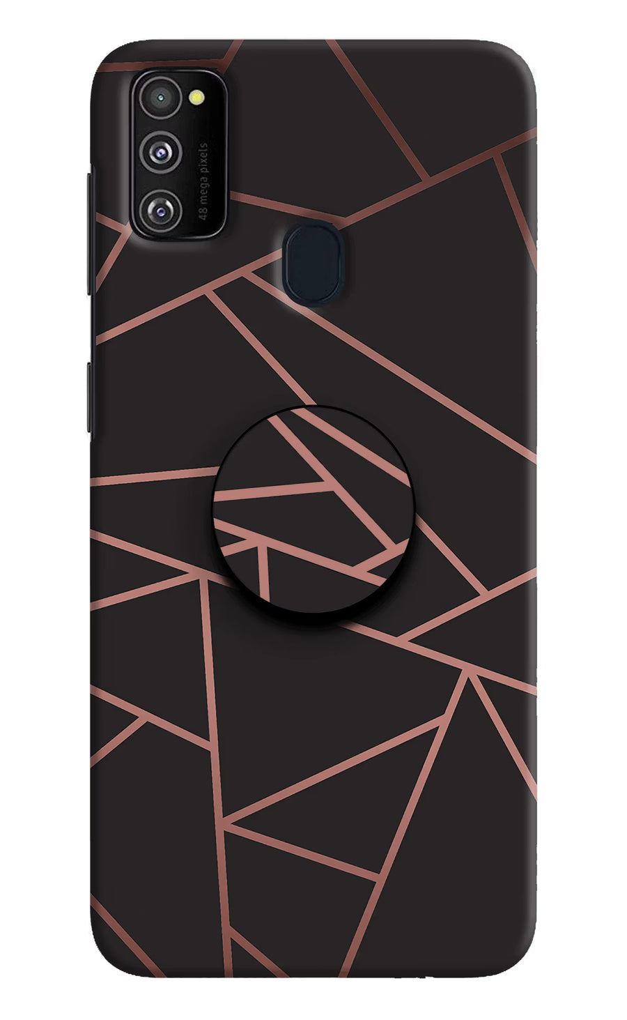 Geometric Pattern Samsung M21 2020 Pop Case, Hard case