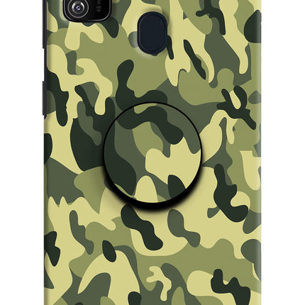 Camouflage Samsung M21 2020 Pop Case by Casekaro