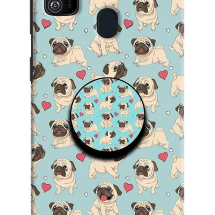 Pug Dog Samsung M21 2020 Pop Case by Casekaro