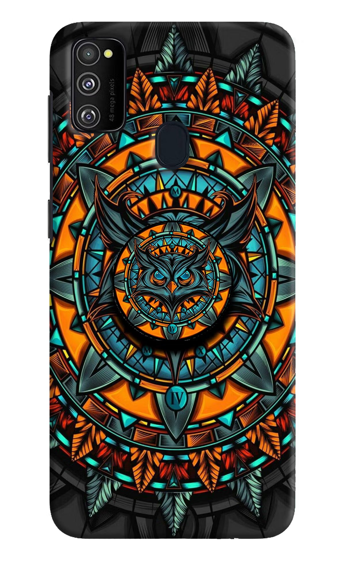 Angry Owl Samsung M21 2020 Pop Case by Casekaro