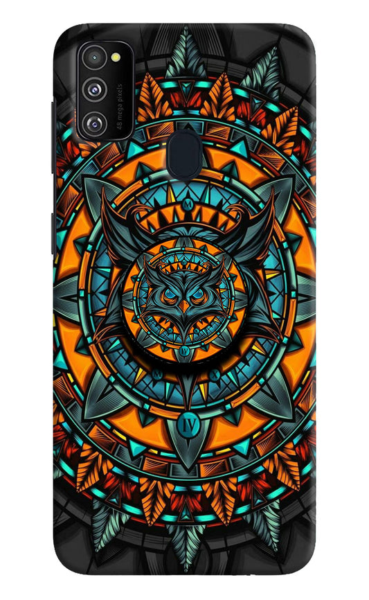Angry Owl Samsung M21 2020 Pop Case by Casekaro