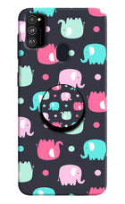 Baby Elephants Samsung M21 2020 Pop Case by Casekaro