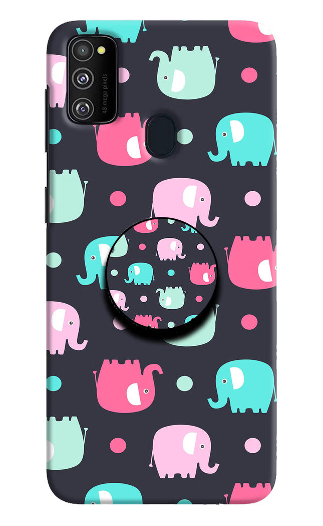 Baby Elephants Samsung M21 2020 Pop Case by Casekaro