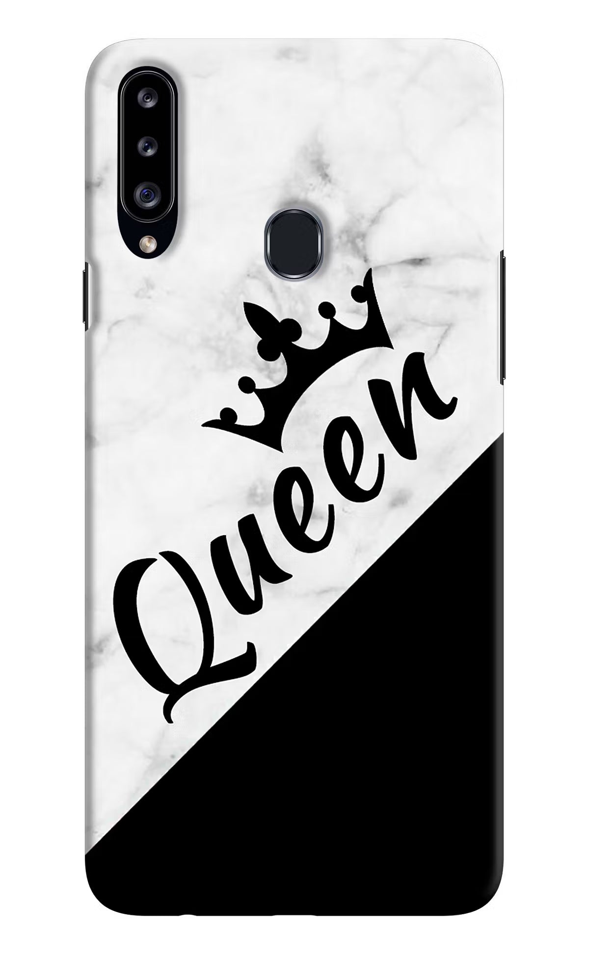 Queen Samsung A20s Hard Case Back Cover by Casekaro