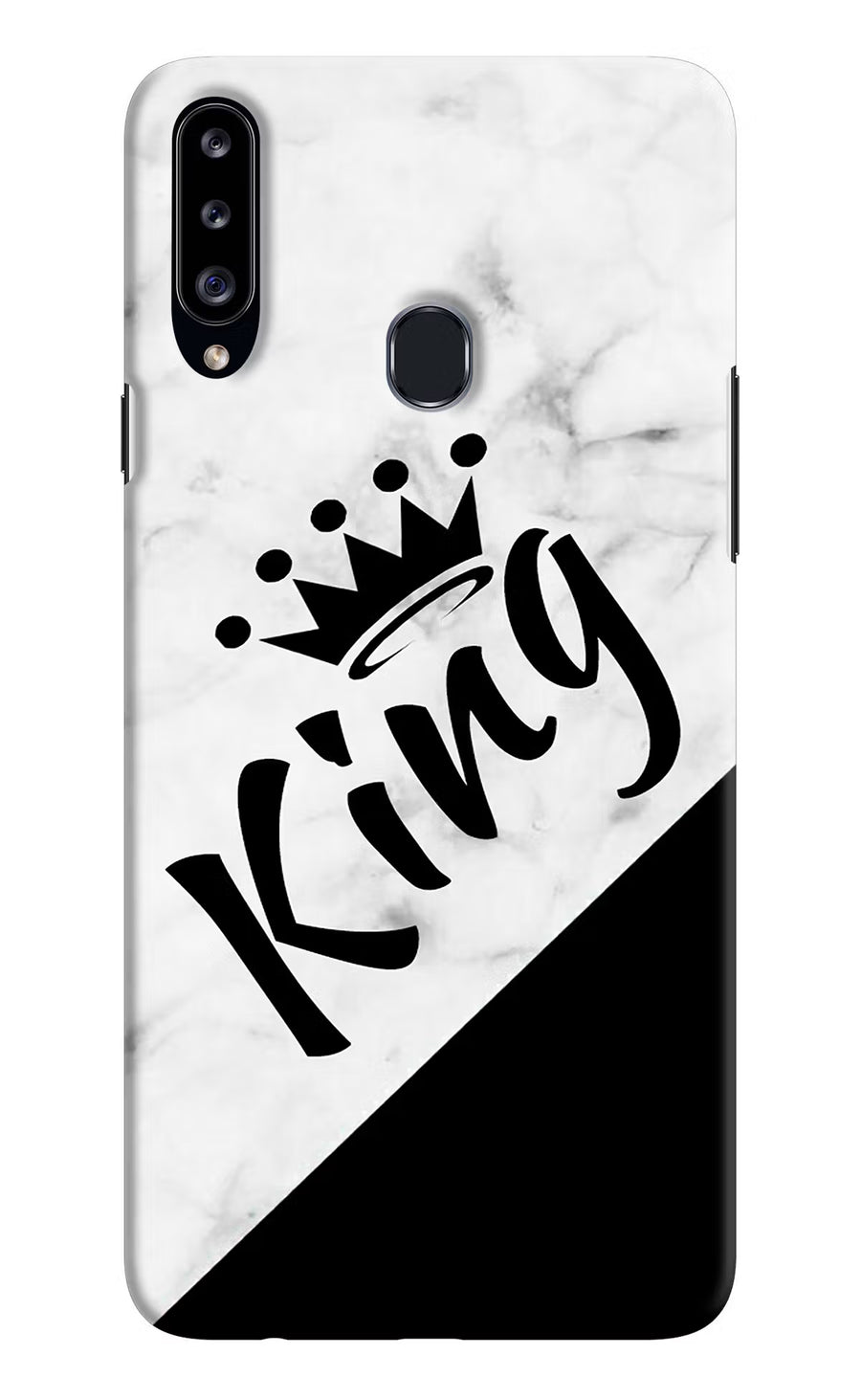 King Samsung A20s Back Cover, Hard case