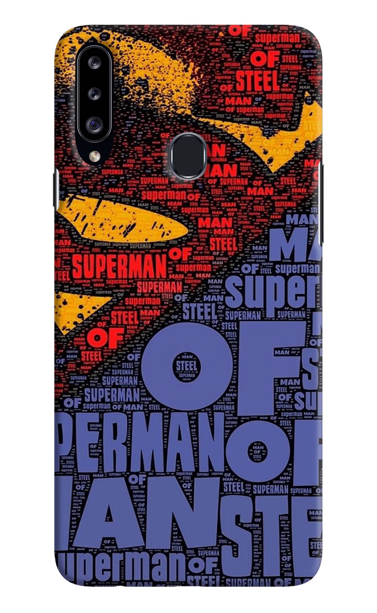 Superman Samsung A20s Hard Case Back Cover by Casekaro