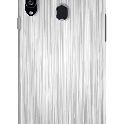 Wooden Grey Texture Samsung A20s Hard Case Back Cover by Casekaro