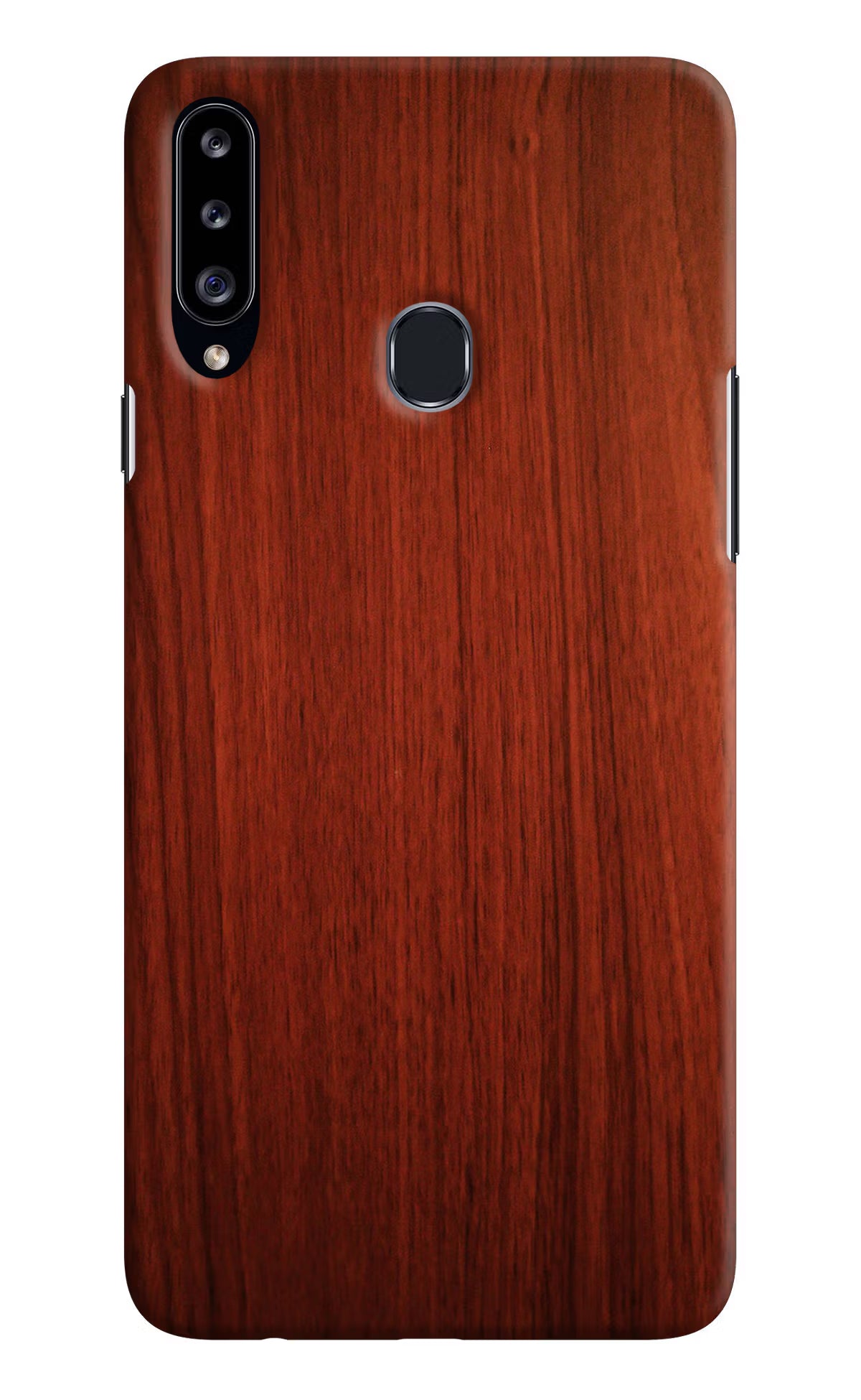 Wooden Plain Pattern Samsung A20s Hard Case Back Cover by Casekaro