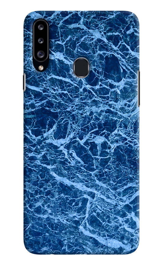 Blue Marble Samsung A20s Hard Case Back Cover by Casekaro