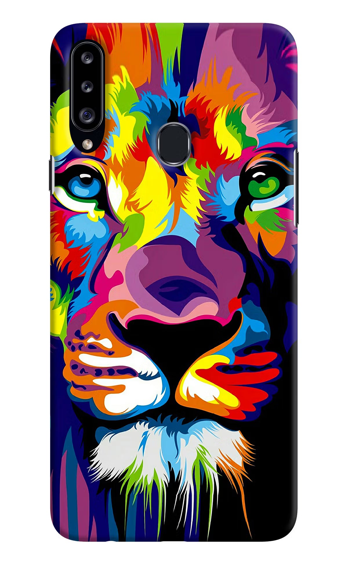 Lion Samsung A20s Hard Case Back Cover by Casekaro