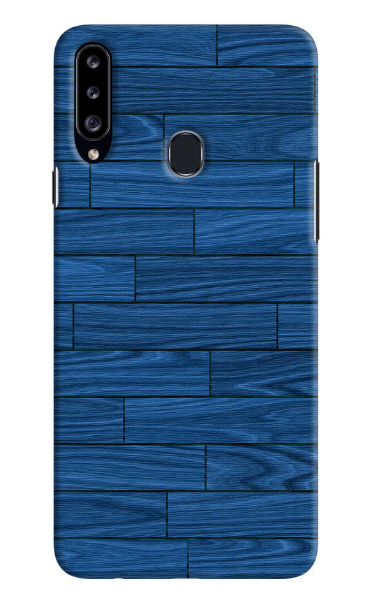 Wooden Texture Samsung A20s Hard Case Back Cover by Casekaro