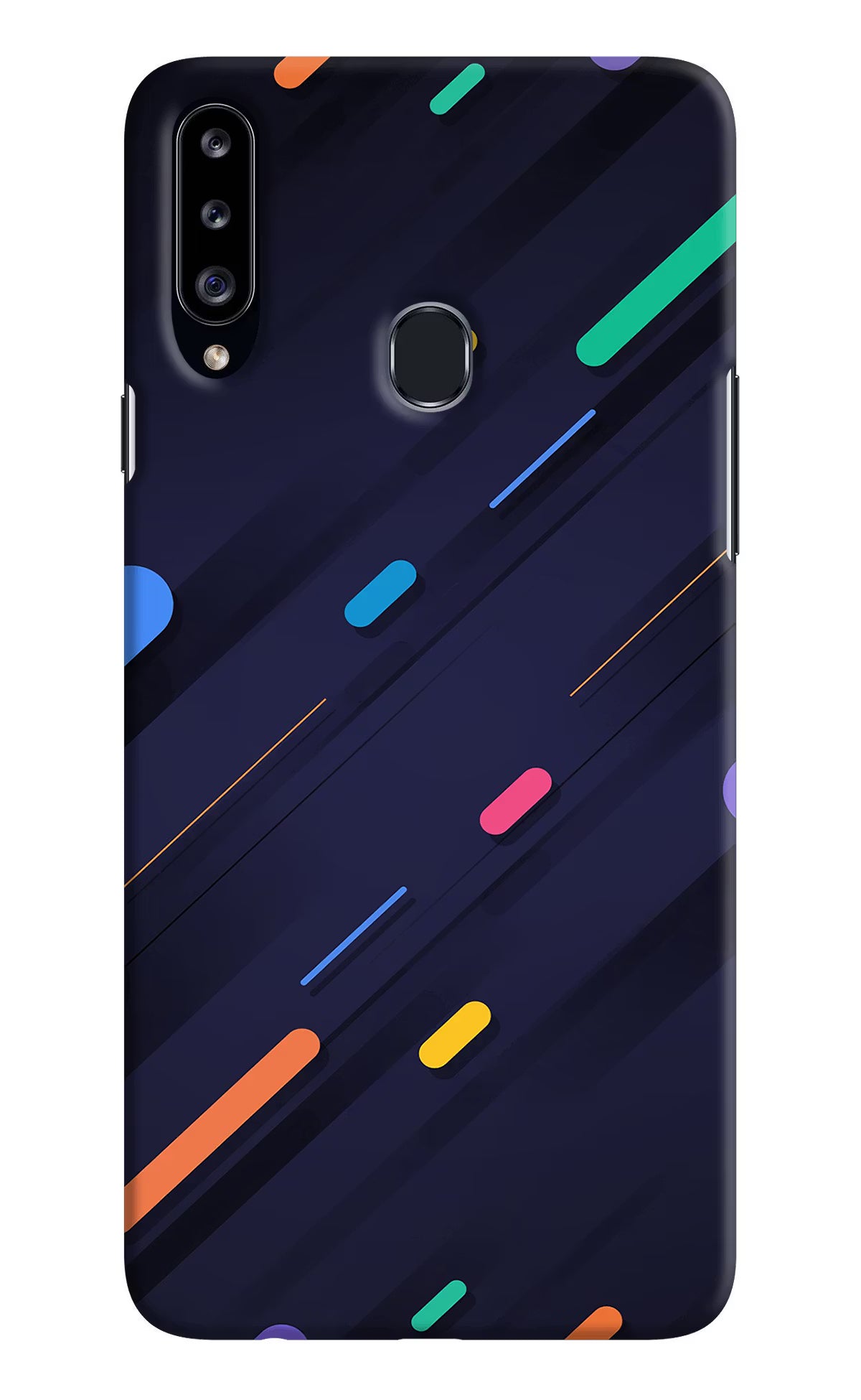 Abstract Design Samsung A20s Hard Case Back Cover by Casekaro