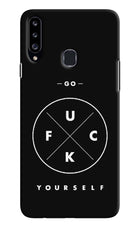 Go Fuck Yourself Samsung A20s Hard Case Back Cover by Casekaro