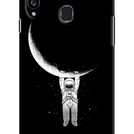 Moon Space Samsung A20s Hard Case Back Cover by Casekaro