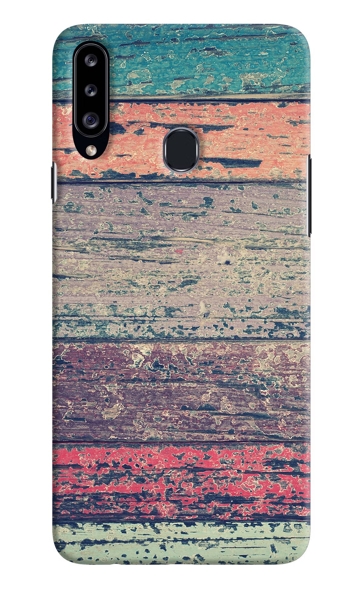 Colourful Wall Samsung A20s Hard Case Back Cover by Casekaro