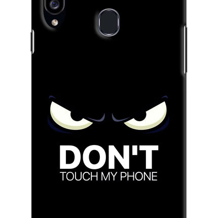 Don'T Touch My Phone Samsung A20s Hard Case Back Cover by Casekaro
