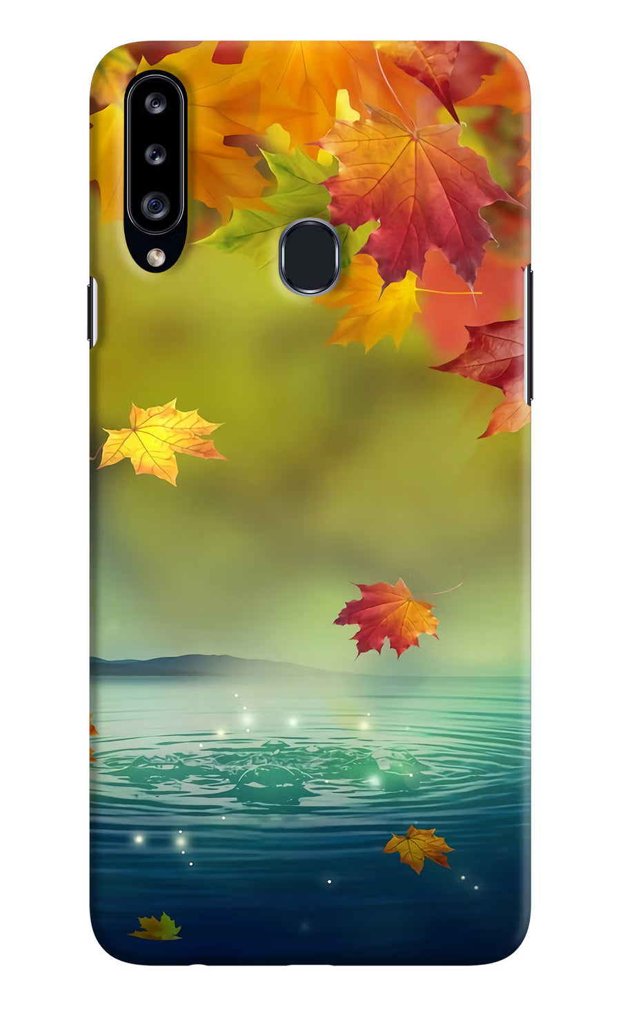 Flowers Samsung A20s Back Cover, Hard case