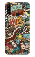 Cinema Abstract Samsung A20s Hard Case Back Cover by Casekaro