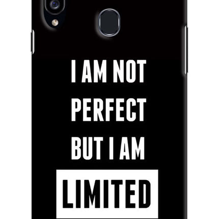 I Am Not Perfect But I Am Limited Edition Samsung A20s Hard Case Back Cover by Casekaro