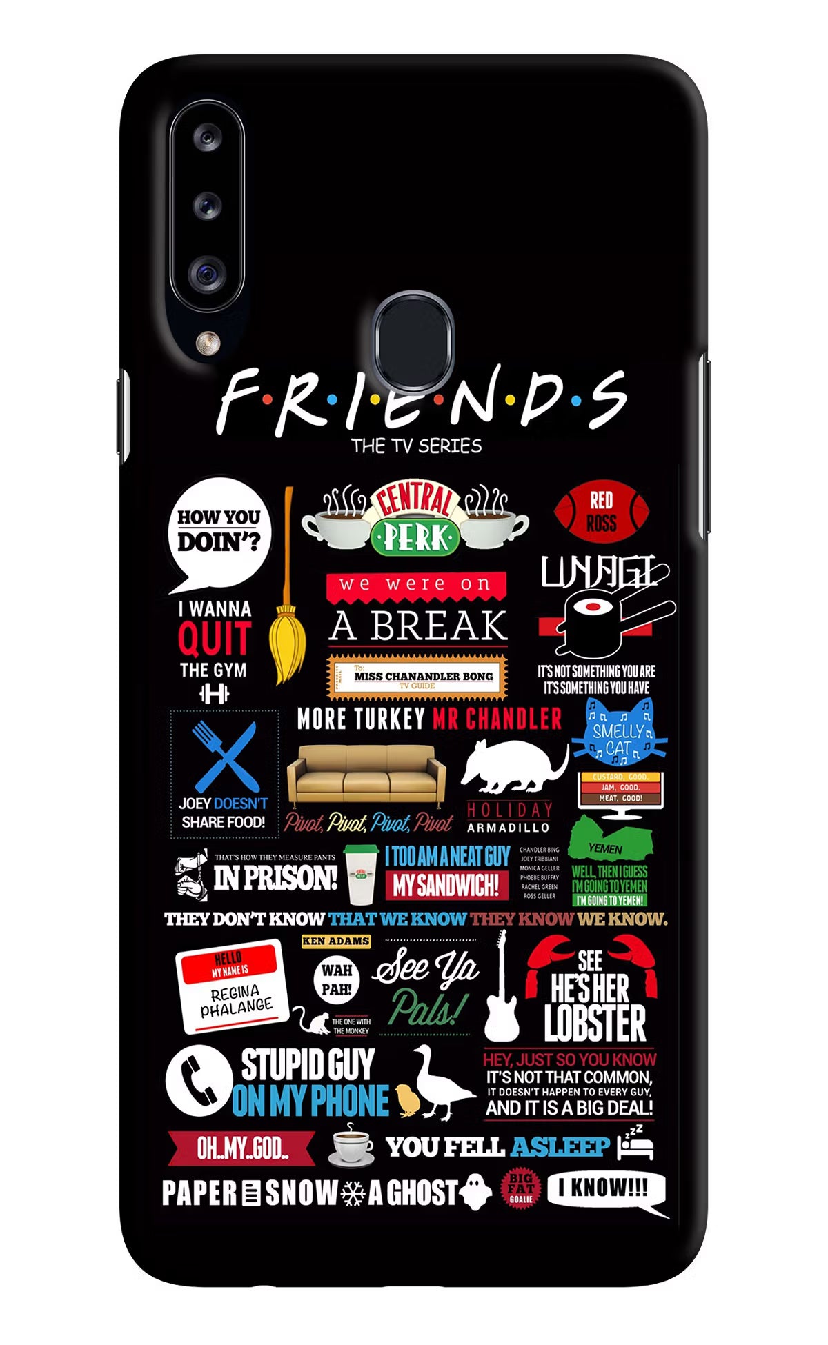 FRIENDS Samsung A20s Hard Case Back Cover by Casekaro