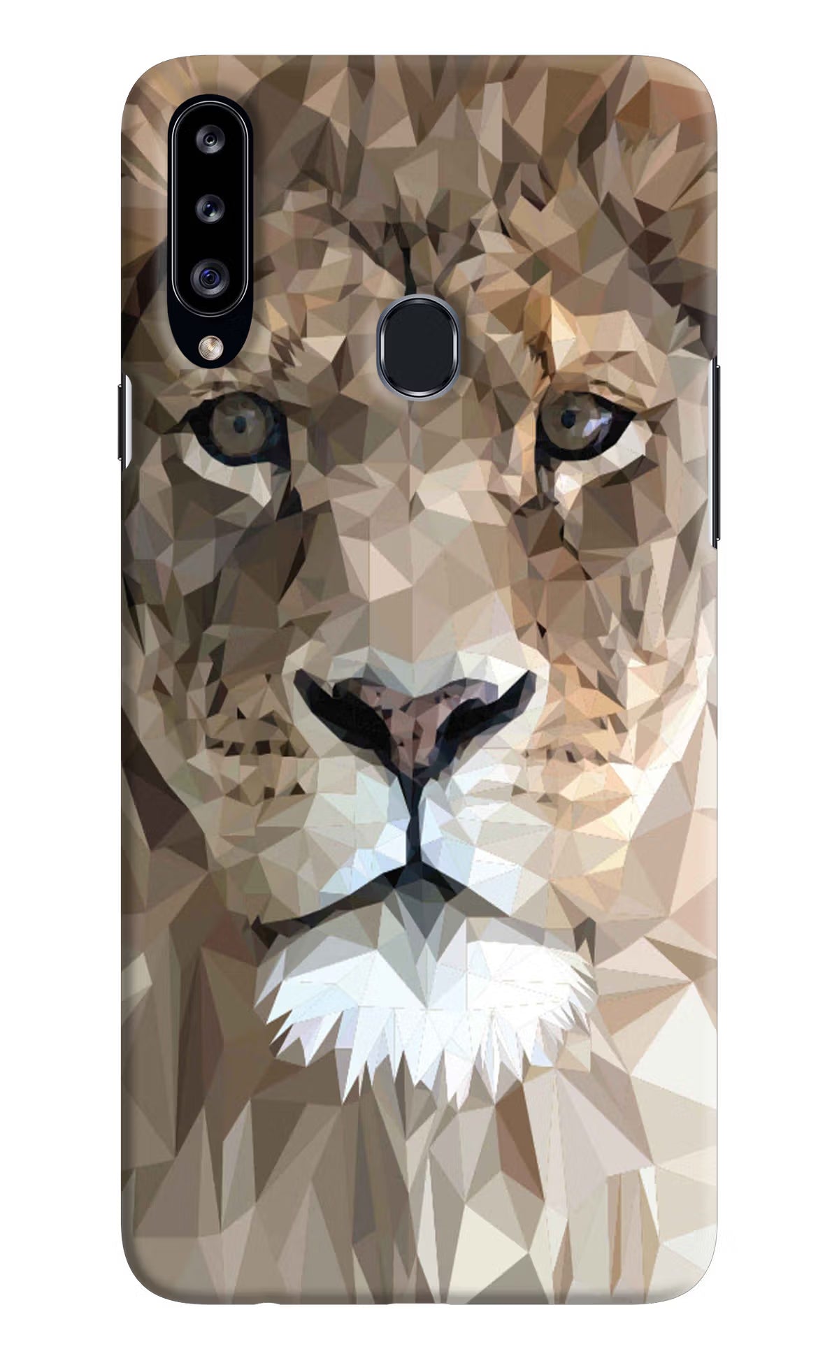 Lion Art Samsung A20s Hard Case Back Cover by Casekaro